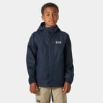 Helly Hansen Vancouver Regnjakke Junior Marineblå 164/14