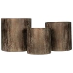 A Lot Decoration Kruka Rak Brun 3-Pack