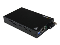 StarTech.com Multimode (MM) SC Fiber Media Converter for 1Gbe Network - 550m Range - Gigabit Ethernet -Remote Monitoring - 850nm (ET91000SC2) - Fibermedieomformer - 1GbE - 1000Base-LX, 1000Base-SX, 1000Base-T - RJ-45 / SC flermodus - opp til 550 m - 850 nm - for P/N: ETCHS2U, SVA12M2NEUA, SVA12M5NA