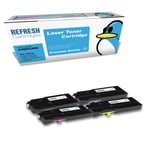Refresh Cartridges Full Set Pack C400/C405 Toners Compatible With Xerox Printers