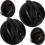 2 x Genuine Belling 082613643 Hob Cooker Oven Knob Dial Switch Black