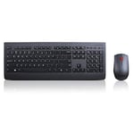 Lenovo Professional Wireless Keyboard QWERTZ German and Mouse Combo
