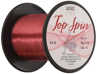 Akiro Top Spin, Fil de pêche Mixte Adulte, Adulte Mixte, AMTOPSPRE600.022, Rouge, 0.22 mm