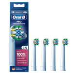 Oral-B Brown Oral B Replacement Brush with Interdental Wiper Pro Series Pro Electric Toothbrush Replacement Frustration Free Package EB25RX-4