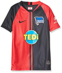 Nike HBSC Y NK BRT STAD JSY SS AW T-Shirt de Football Mixte Enfant, University Red/(Black) (Full Sponsor), FR : S (Taille Fabricant : S)