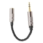 3.5 Male To 2.5 Female Adapter Silver Plated Copper Headphone Jack Conversi GDS