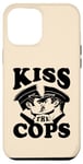 Coque pour iPhone 15 Plus Kiss The Cops | La police gay est amoureuse et s'embrasse pour la Gay Men Pride