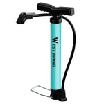 WEST BIKING - Cykelpumpe / Bold pumpe - Med håndtag og fodstøtte - i Aluminium