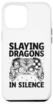 Coque pour iPhone 15 Pro Max Jeu vidéo Slaying Dragons In Silence