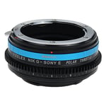 Vizelex Polar Throttle Lens Adapter Compatible with Nikon F-mount G-Type Lenses to Sony E-Mount Cameras - By Fotodiox Pro