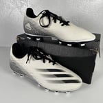 Adidas X Ghosted.4 FW6783 Black & White Football Boots Men’s UK 8 NEW