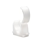 Talon - ‎22mm Single Hinged Pipe Clips - Pack of 100 - Natural - 360° Fixing for Pipework - Temperatures Up to 85°C (185°F) - Safe for Use On Plumbing, Gas and Air Conditioning Pipe - UV Stabilized