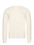 Milano Knit Cotton Butt D C-Neck Cream GANT