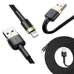 iPhone Snabbladdning Lightning kabel för iPhone / iPad - 3m