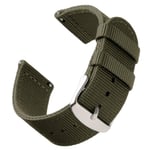 Bofink® Nordic Nylon Strap for TicWatch C2 Onyx - Army