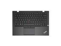 Lenovo 00HT330, Underhölje + tangentbord, Amerikanskt internationellt, Tangentbord med bakgrundsbelysning, Lenovo, ThinkPad X1 Carbon Gen 3