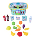 Peppa Pig Shopping Basket Play Set | Peppas Shopping Basket 18 Pieces Pretend...
