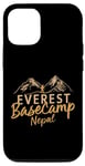 Coque pour iPhone 14 Pro Everest Basecamp Népal Mountain Lover Hiker Saying Everest