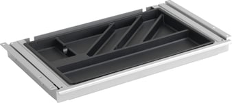 Slim Tray liten utdragbar låda i aluminium