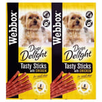 Webbox Dogs Delight 6 Tasty Sticks With Chicken 30g (pack Of 4)