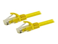 Startech.Com Cat6 Ethernet Patchkabel Med Hakfria Rj45-Kontakter - 15 M, Gul - Patch-Kabel - Rj-45 (Hane) Till Rj-45 (Hane) - 15 M - Utp - Cat 6 - Formpressad, Hakfri - Gul