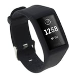 Fitbit Charge 3 Soft Silicone Watch Strap - Black