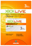 Microsoft Carte Pré-payée Xbox Live 3 Mois Pour Xbox 360