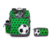 JEVA - Schoolbag (21 + 11 L) & Pencil Case TwoZip - Intermediate - All Ball