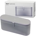 DYSON Supersonic™ Hair Dryer Box Travel Storage Case Magnetic Lid Clasp Silver