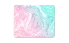 Pink & Green Marble Mouse Mat Pad - Ink Art Artist Girls Computer Gift #15031