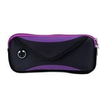 Phone bag Multi-functional Sports Waterproof Waist Bag for Under 6 Inch Screen Phone, Size: 22x10cm (Black) Asun (Color : Purple)