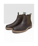 Barbour Farsley Mens Chelsea Boot - Chocolate - Size UK 11