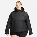 Nike Fast Repel Jacka Plus Size 2X Dam Svart för Löpträning och Utomhusaktiviteter