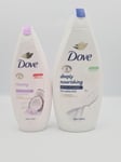 Dove Duo Body Wash Pack - Premium  Relaxing & Deeply Nourishing, 225ml & 450ml