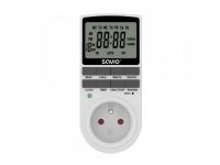 Savio AE-03, Dag-/veckotimer, Vit, Digital, LCD, Knappar, 230 V
