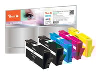 Peach Spar Pack Plus - 5-Pack - Xl-Storlek - Svart, Gul, Cyan, Magenta - Kompatibel - Bläckpatron (Alternativ För: Hp 364Xl) - För Hp Deskjet 35Xx  Photosmart 55Xx, 55Xx B111, 65Xx, 7510 C311, 7520, Wireless B110