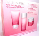 Estee Lauder NUTRITIOUS Set BNIB Cleanser Essence Lotion Soft Creme Mask Travel