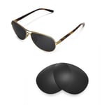 New Walleva Black Polarized Replacement Lenses For Oakley Feedback Sunglasses