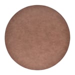Underlägg Läder/skinnlook grå/bruna Runda 4-p Tablett Brun