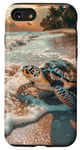 Coque pour iPhone SE (2020) / 7 / 8 Tortue de mer Design Tortues de plage PC