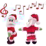 Twerking Santa Claus - [engelsk låt] Elektrisk höftleksak, sjungande och dansande, höftande jultomte (julklappar)