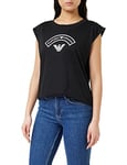 Emporio Armani Underwear Women's Tank Logomania Fashion Vest, Black, S