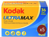 KODAK Ultramax 400 135 36 Poses - Lot de 5