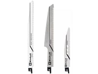 Einhell 49576105, Tigersågblad, Metall, Trä, Grå, 3 Styck