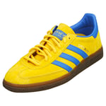 adidas Handball Spezial Mens Yellow Blue Casual Trainers - 11.5 UK
