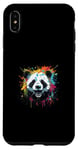 Coque pour iPhone XS Max Portrait de panda - Œuvre d'art pop art