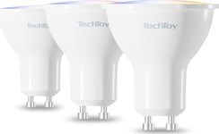 Tesla TechToy Smart RGB 4.7W GU10 Zigbee glödlampa 3 st