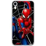 ERT GROUP Coque de téléphone Portable pour Iphone XR Original et sous Licence Officielle Marvel Motif Spider Man 039 Parfaitement adapté à la Forme du téléphone Portable, Coque en TPU