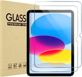 For Apple iPad (2022) Glass Screen Protector 10.9" Tablet 10th Gen