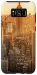 Coque pour Galaxy S8+ Coques de téléphone New York City Skyline Fashion Graphic Design